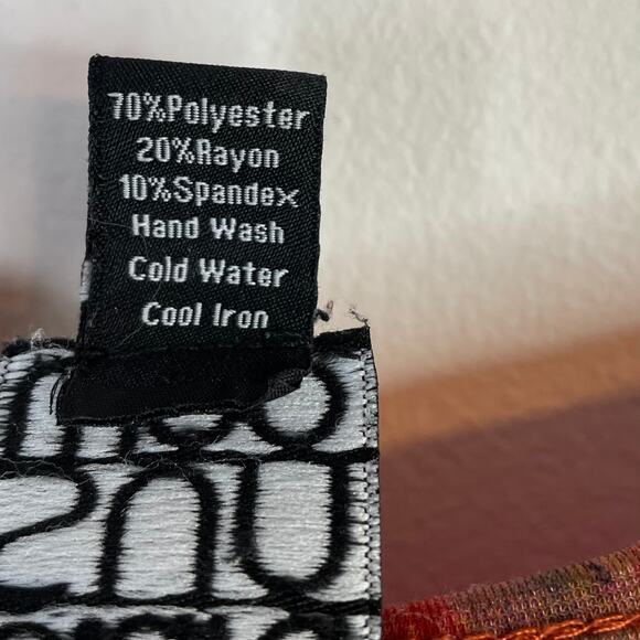 Clara Sunwoo Sun Woo Flowy Abstract Floral Asymmetrical Tunic Top Knit Womens XL - Picture 10 of 10